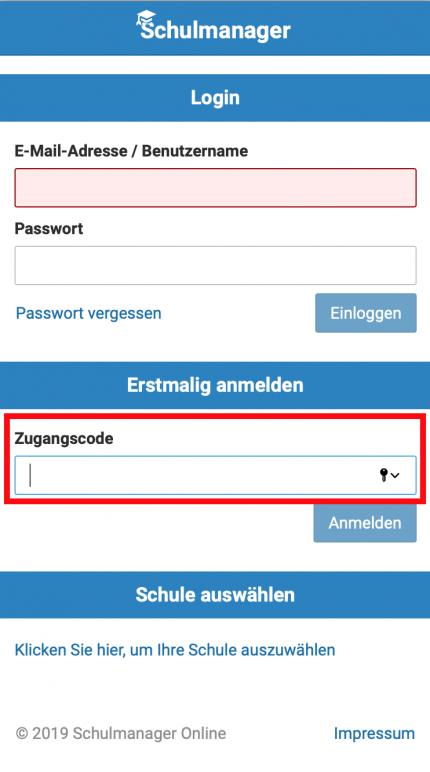 3-Code-eingeben